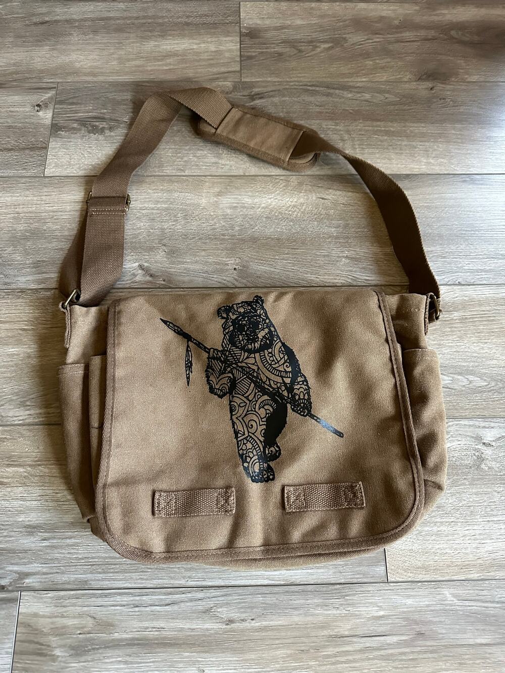 Star Wars Ewok Brown Messenger Bag - customized